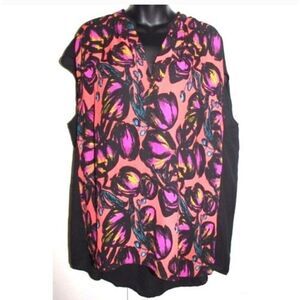 Womens Plus Size  Floral Print Top sz 3x